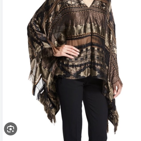 Ralph Lauren Purple Label Tops - Ralph Lauren Purple Label Silk Blend Cape Top 12